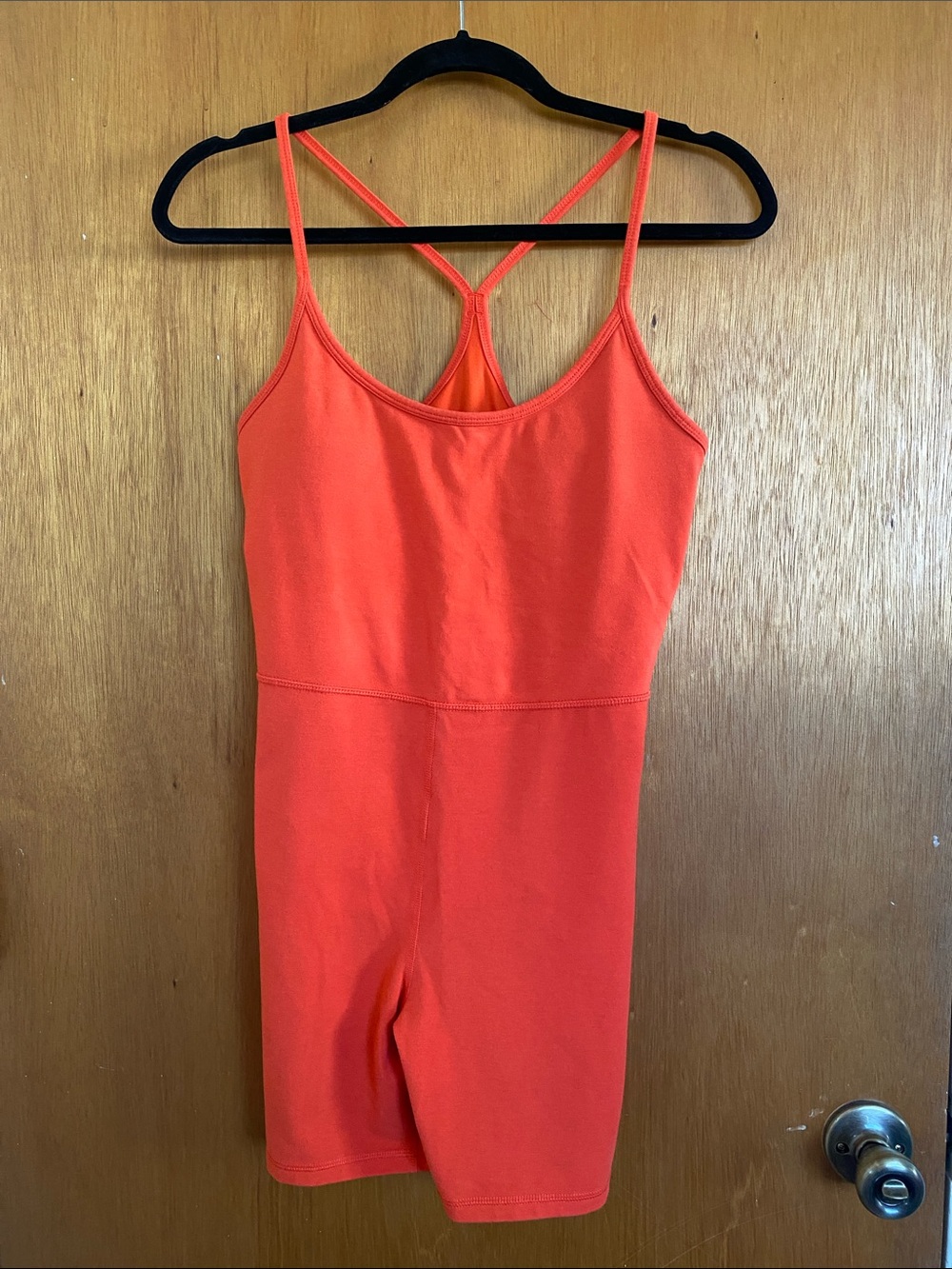 Old Navy Orange Strappy Girls Romper Jumpsuit